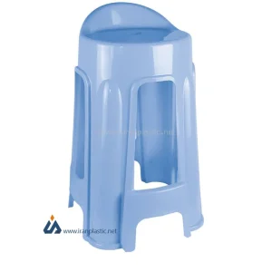 چهارپایه پشتی دار پلاستیک ناصر 1214