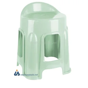 چهارپایه پشتی دار پلاستیک ناصر 1213