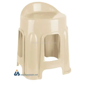 چهارپایه پشتی دار پلاستیک ناصر 1213