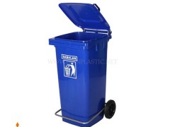 قیمت مخزن زباله پدال دار 120 لیتر سبلان پلاستیک
