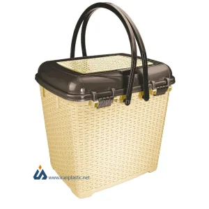 سبد پیک نیک گل افشان 3 ناصر پلاستیک کد 6300