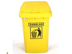 سطل زباله ۶۰ لیتری ساده سبلان پلاستیک