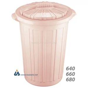 سطل آشغال پلاستیکی ناصر پلاستیک مدل 640