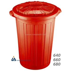 سطل آشغال پلاستیکی ناصر پلاستیک مدل 640