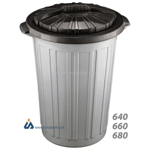 سطل آشغال پلاستیک ناصر 680