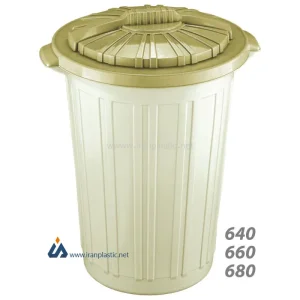 سطل زباله ناصر پلاستیک کد 680