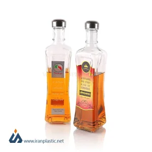 بطری کمر باریک استیل زیباسازان پلاستیک