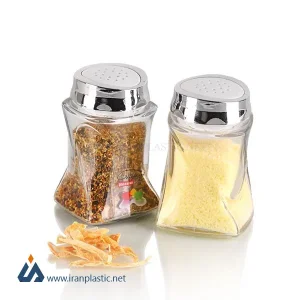 نمک پاش بانو درب کروم زیباسازان پلاستیک کد 13019