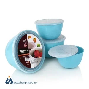 ست کاسه خروشان دربدار زیباسازان پلاستیک کد 32118