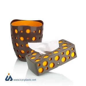ست سطل و جا دستمال زیباسازان پلاستیک کد 36033
