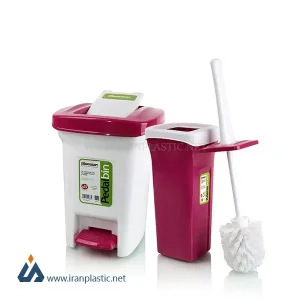 ست سطل و فرچه آدنا زیباسازان پلاستیک