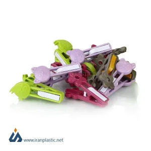 گیره رخت عروسکی زیبا پلاستیک 36058