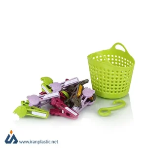 سبدک گیره رخت زیباسازان پلاستیک