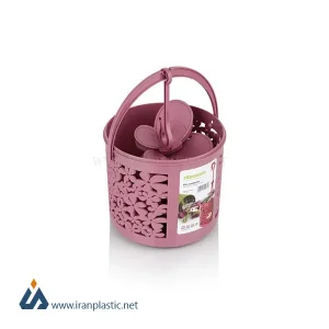 سبد گیره لباس طرح پروانه زیباسازان کد 32227