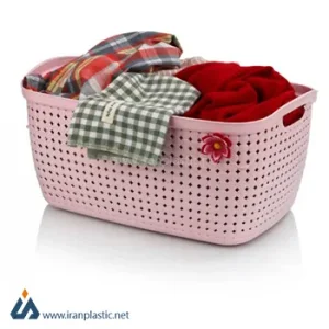 سبد لباس بیضی مایا هوم کت پلاستیک کد 3812