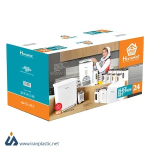 سرویس جهیزیه 24 پارچه آلیس هوم کت پلاستیک