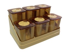 جای ادویه مربع پایه دار بیتا پلاستیک