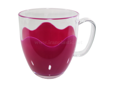 لیوان دو رنگ بیتا پلاستیک