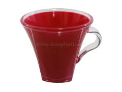 لیوان دسته دار شیپوری بیتا پلاستیک