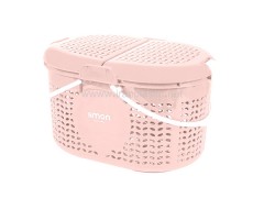 سبد پیک نیک بیضی ساحل لیمون پلاستیک