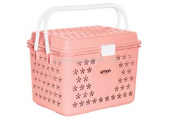 سبد پیک نیک سارینا پلاستیک لیمون