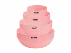 ست کاسه گرد چهار سایز لیمون پلاستیک کد 994