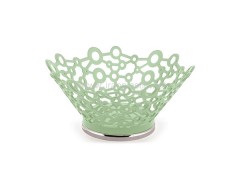 سبد میوه پایه استیل کوچک لیمون پلاستیک