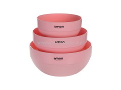 ست کاسه گرد سه سایز لیمون پلاستیک کد 1146