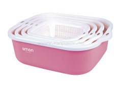 سرویس 8 پارچه لگن و آبکش نسیم