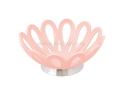 سبد میوه کوچک پایه استیل لیمون