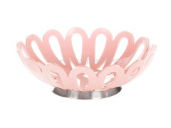 سبد میوه متوسط پایه استیل لیمون