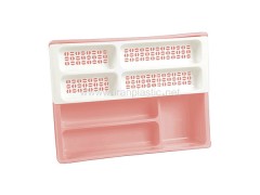 جا قاشقی دو طبقه پلاستیک لیمون