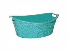 لگن بیضی دسته استیل بزرگ لیمون پلاستیک