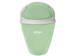 سطل کاغذ رومیزی بزرگ لیمون پلاستیک