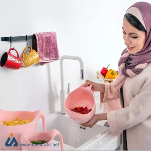 برنج شوی دسته دار بزرگ لیمون پلاستیک 1324