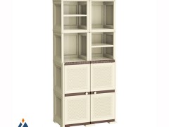 کمد کتابخانه چهار طبقه وندیک پلاستیک