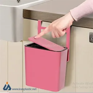 سطل کابینتی تاچ پلاستیک لیمون