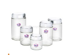 بانکه حبوبات بلور نیلوفر مدل لوتوس