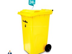 مخزن زباله صنعتی 240 لیتری چرخ دار گودبین