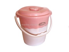 سطل دو رنگ سلمان پلاستیک