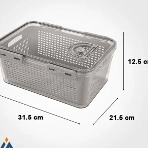باکس یخچالی 5 لیتر لیمون پلاستیک 2424
