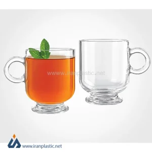 فنجان شیشه‌ای پایه‌دار 220 سی‌سی لیمون 2484.webp