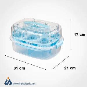 ست چای خوری 6 نفره مسافرتی لیمون پلاستیک 2440.webp