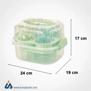 ست چای خوری 4 نفره مسافرتی لیمون پلاستیک 2441.webp