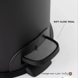 سطل 30 لیتری تمام استیل مشکی متالیس.webp