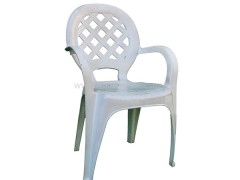 صندلی پلاستیکی دسته دار صبا پلاستیک کد 136