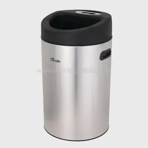 سطل اداری 30 لیتری جاسیگاری‌دار متالیس