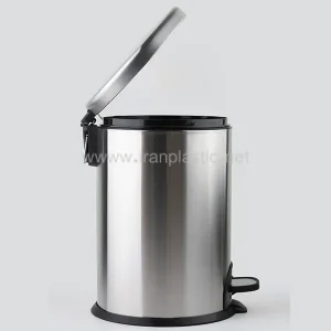 سطل زباله 20 لیتر تمام استیل متالیس.webp