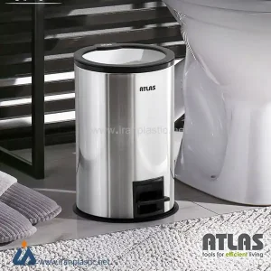 سطل زباله استیل پدال دار 30 لیتری هانیس اطلس