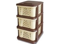 سبد دراور سه طبقه ممتاز پلاستیک